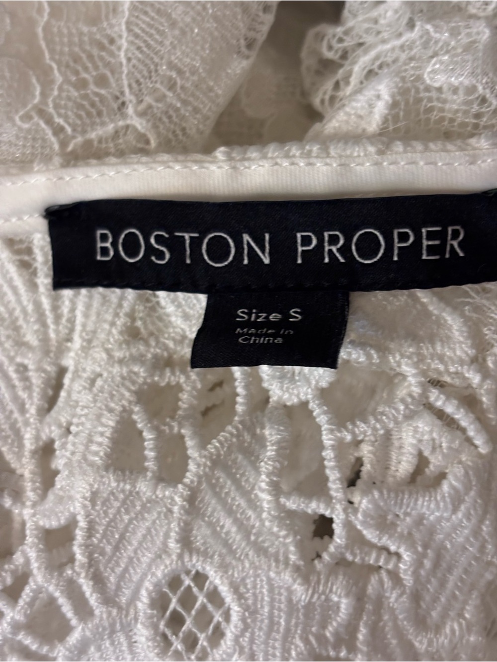Boston Proper Lace Top - Picture 7 of 8